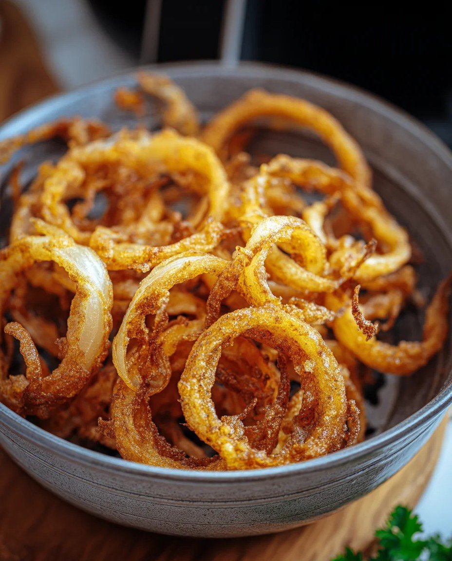 Krosse Zwiebelringe aus der Heißluftfritteuse gelingen leicht! - schnellecker image 2