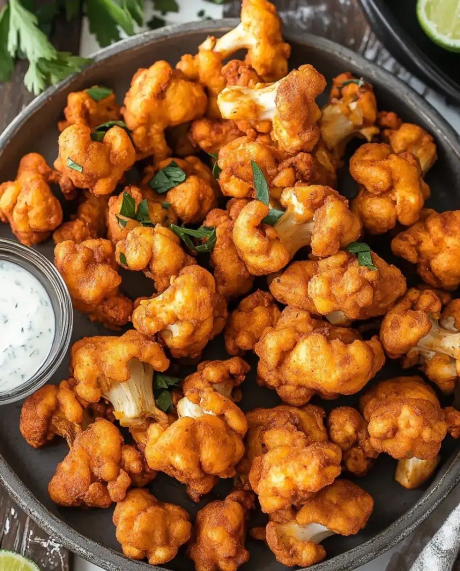 Leckeres Buffalo-Blumenkohl Heißluftfritteuse Rezept image 2