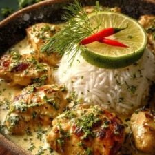 Leichtes Kokos-Limetten-Hähnchen-Rezept