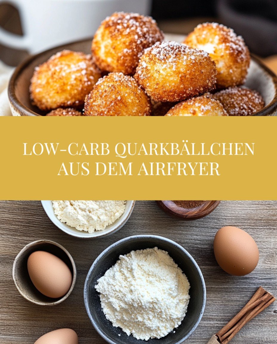 Low-Carb Quarkbällchen – gesund & zuckerfrei aus dem Airfryer - Rezeptefundus image 2