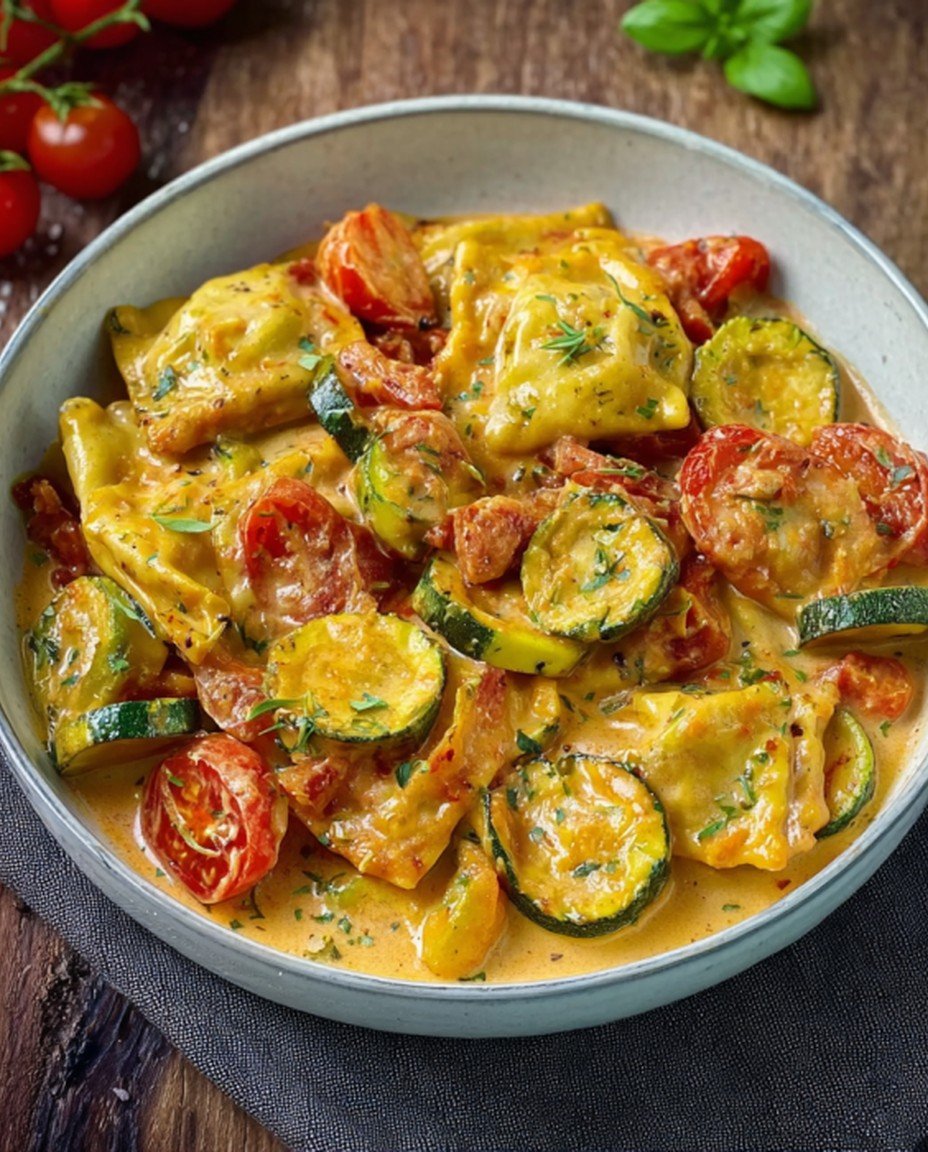 Maultaschen mit Zucchini und Tomaten image 2