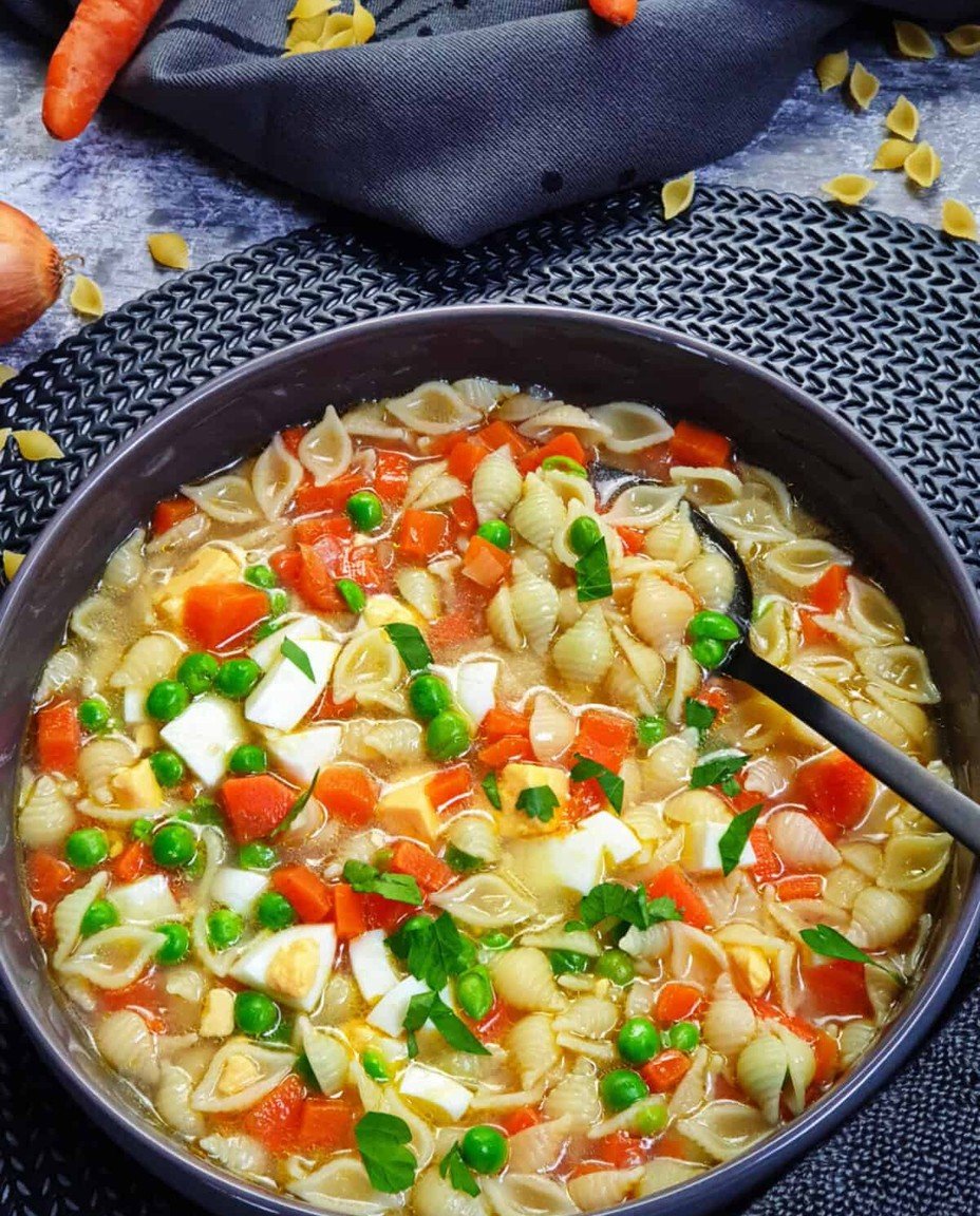 Nudelsuppe mit Gemüse image 2