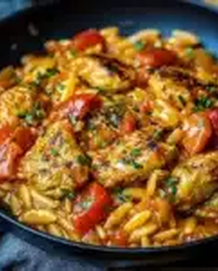 Orzo-Pfanne mit Paprikahuhn: Ein Unglaubliches Ultimatives Rezept - ofenkueche image 2