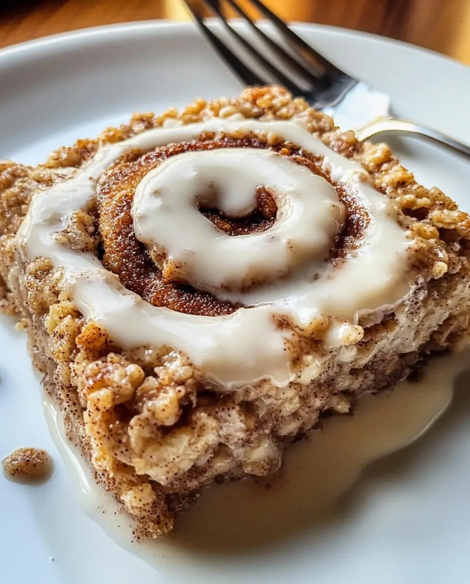 Proteinreiches Zimtschnecken-Ofenporridge: Der unwiderstehliche Frühstückstraum! image 2