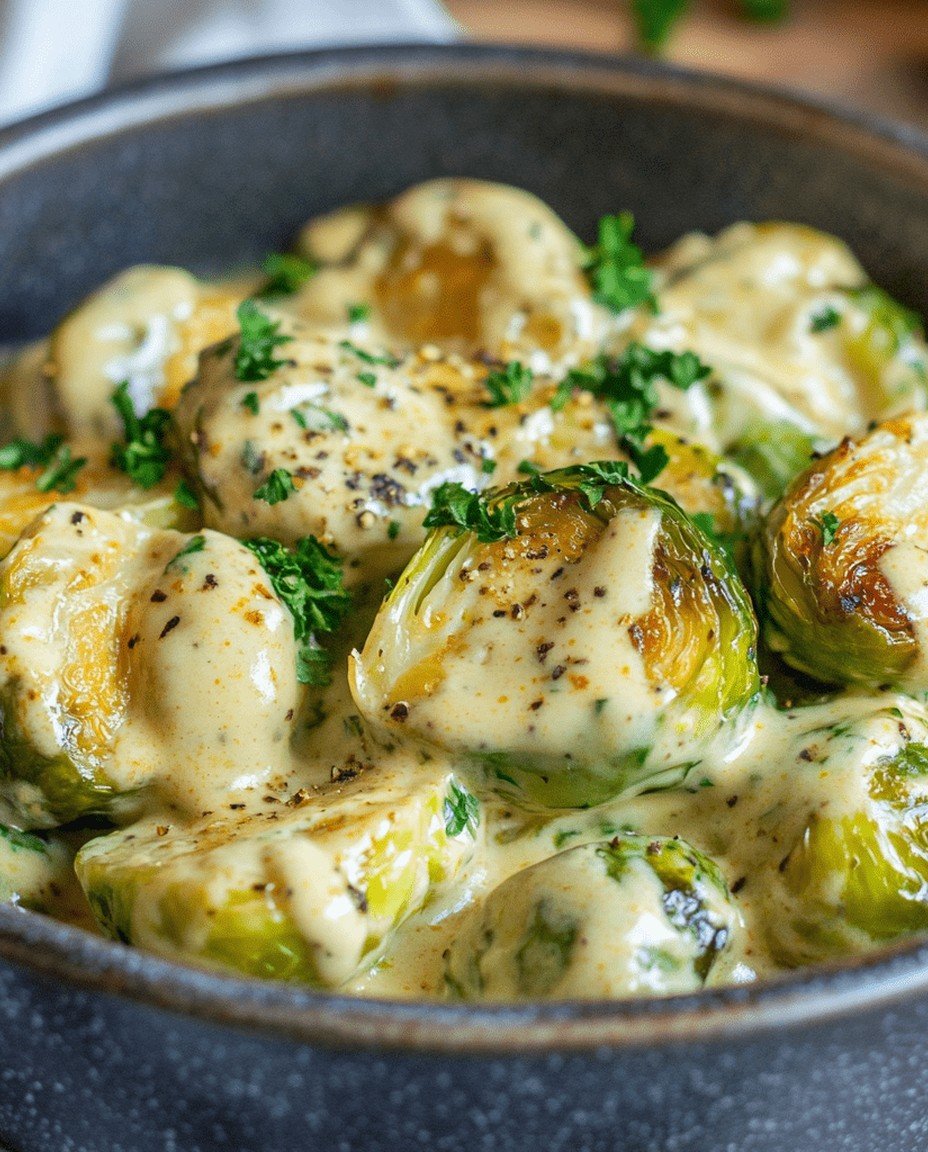 Rosenkohl in Frischkäse-Senfsauce image 2