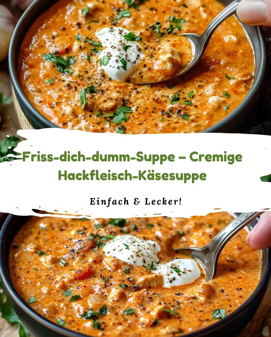 So Gemütlich: Cremige Käsesuppe Mit Hackfleisch Rezept image 2