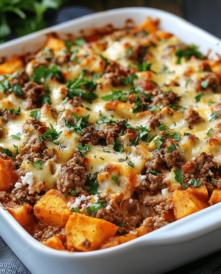 Süßkartoffel-Hackfleisch-Auflauf mit Feta – Herzhaft & Gesund image 2