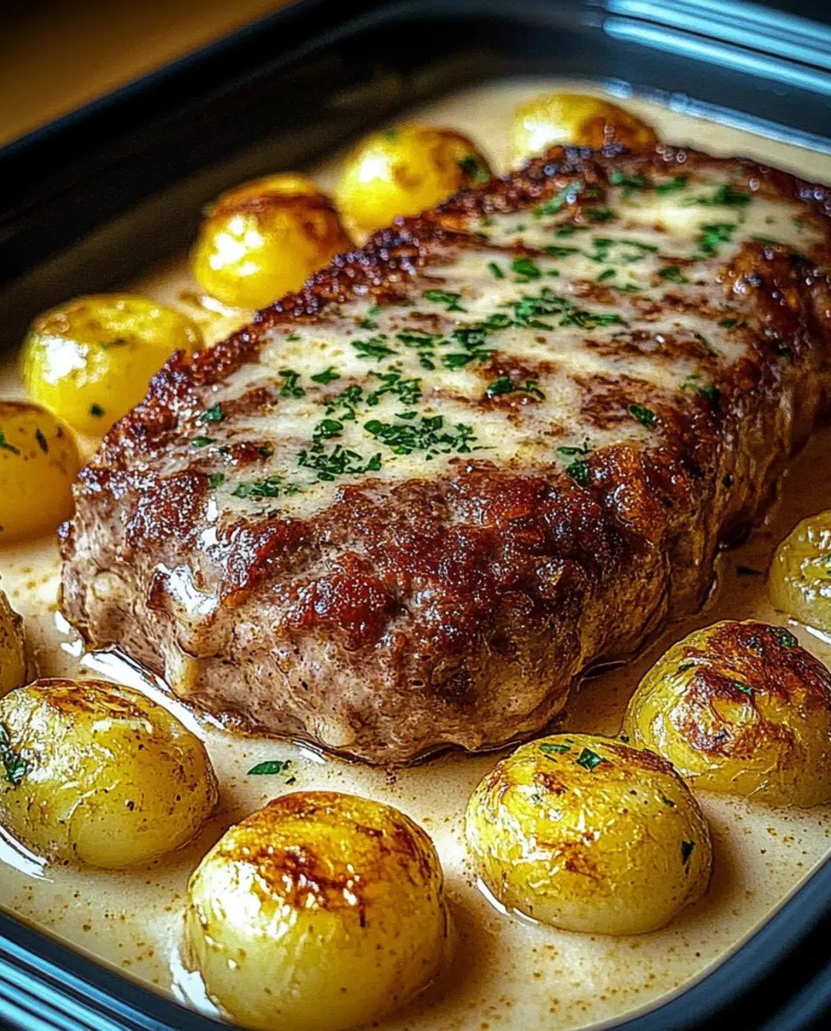 Wie Gelingt Dieser Hackbraten Mit Kartoffeln In Sahne Perfekt? image 2