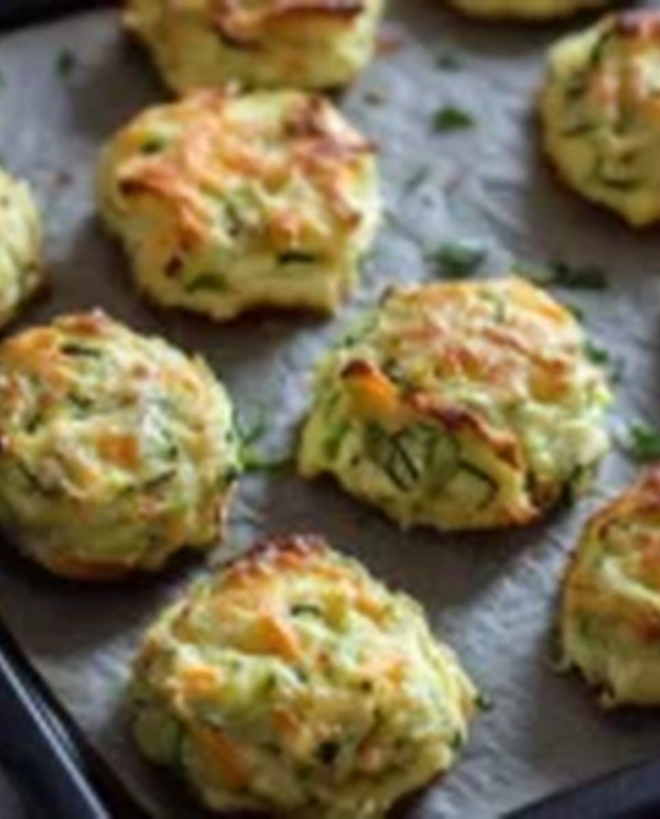 Zucchinipuffer (aus dem Ofen) image 2