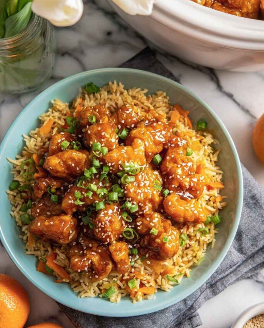 Asiatisches Orangen-Hähnchen aus dem Slow Cooker image 2