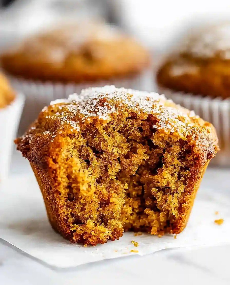 Bäckerei-Stil Kürbis Muffins mit Sauerrahm image 2