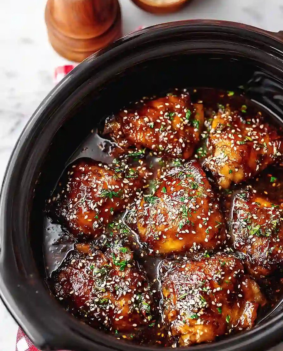 Bester Honig-Knoblauch-Hühnchen aus dem Slow Cooker image 2