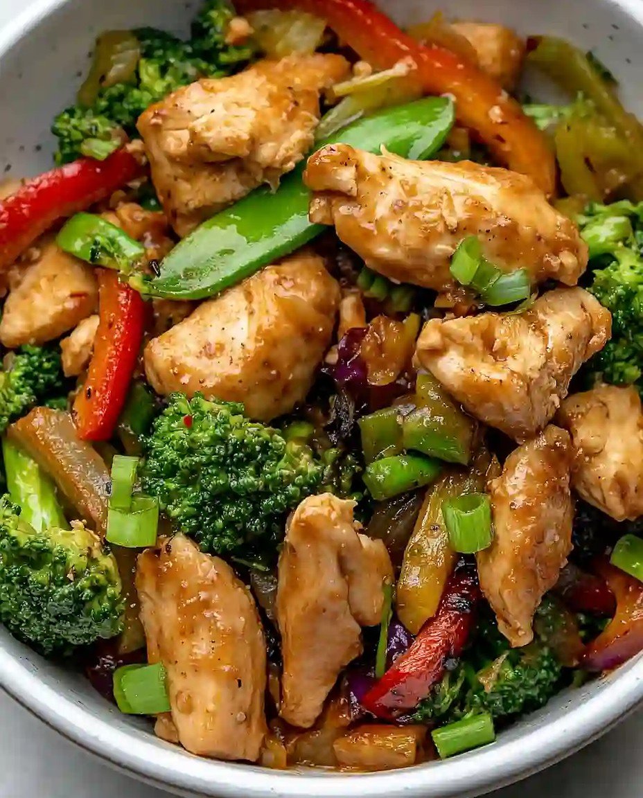 Bester Paleo Hähnchen-Gemüse-Wok mit gesundem Rezept image 2