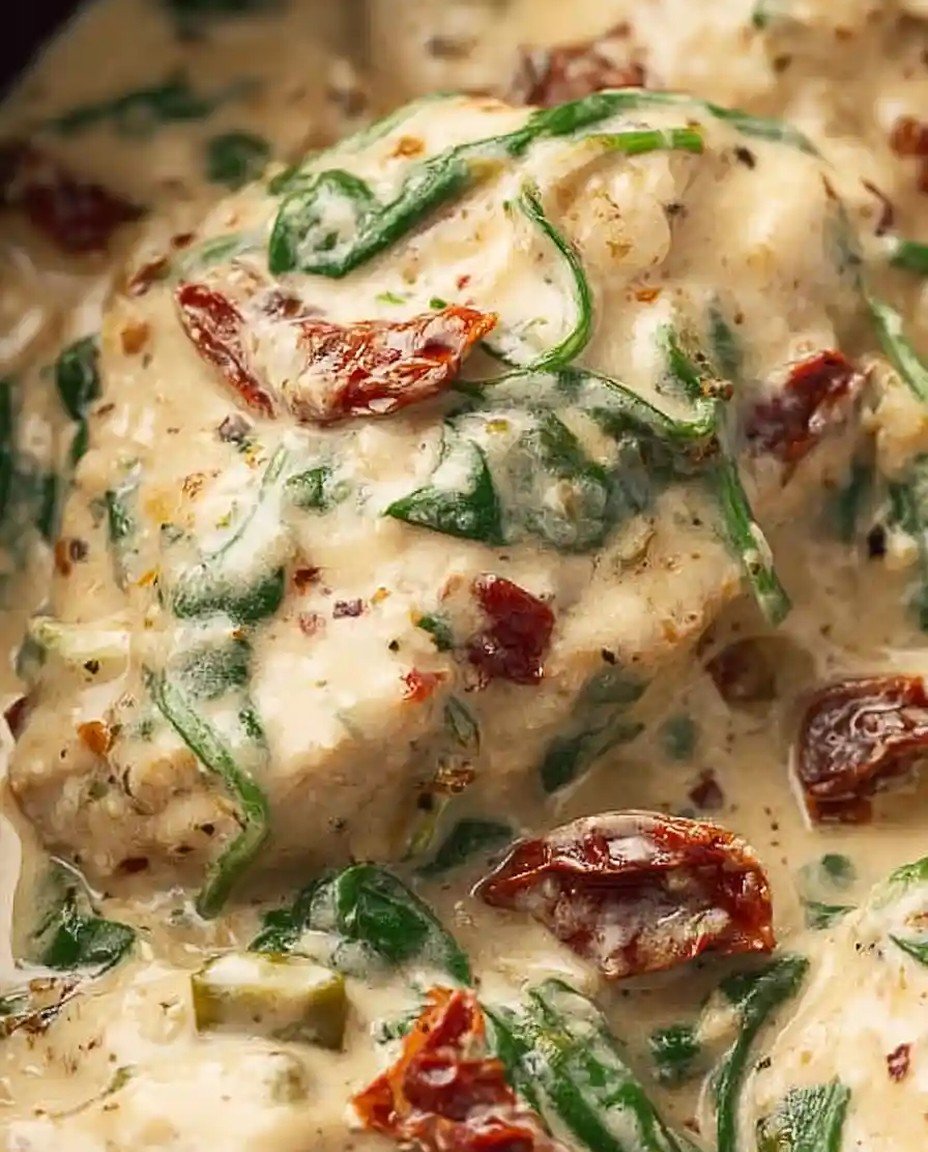 Cremiges Toskanisches Hähnchen aus dem Slow Cooker image 2