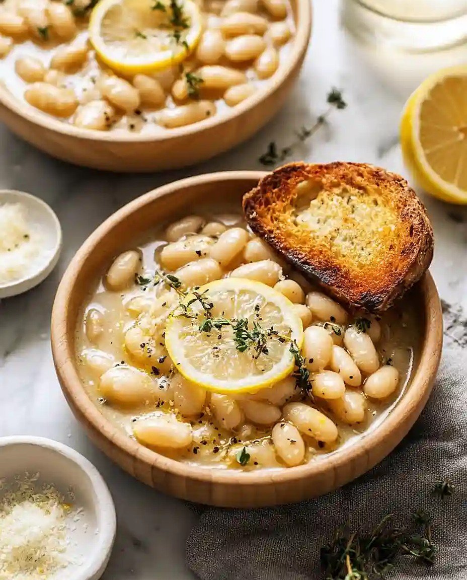 Cremige weiße Bohnen mit Parmesan und Zitrone – Das beste Rezept! image 2