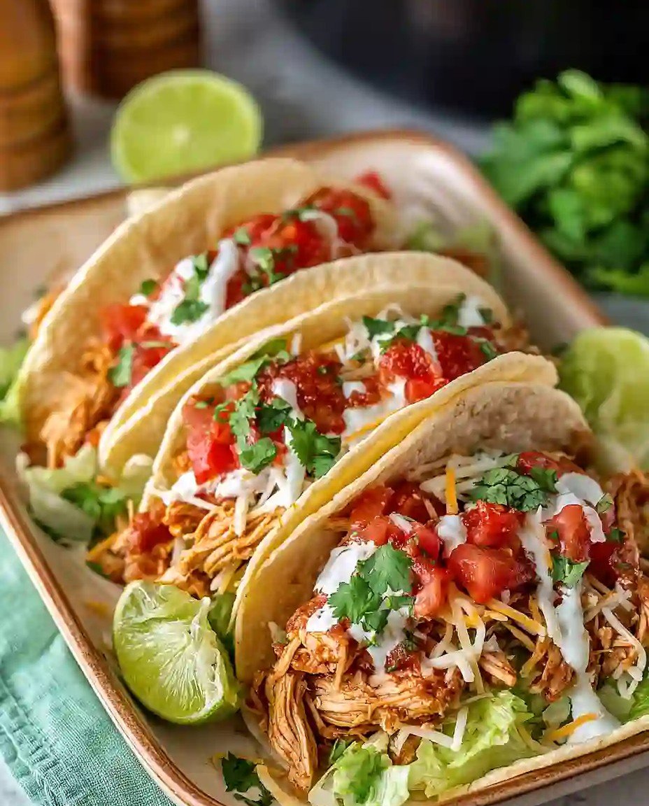 Die besten Crockpot Hähnchen-Tacos image 2