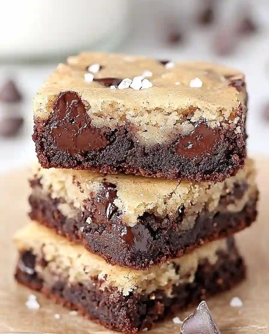 Doppelte Schicht Vegane Brookies - Leckeres Rezept für Keks- und Brownie-Liebhaber image 2