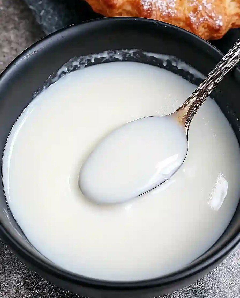 Einfache 3-Zutaten Vanillekuchen-Glasur image 2