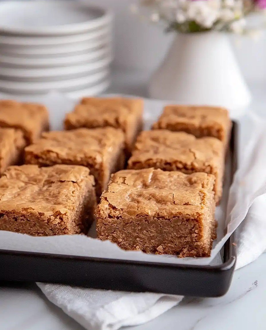Einfache Blondies aus einer Schüssel – Das klassische Rezept für köstliche Blondies image 2