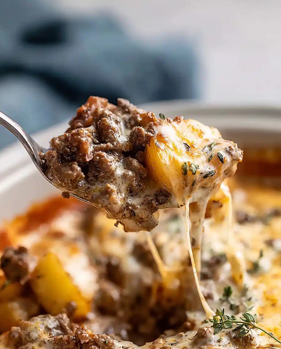 Einfache Crockpot-Rezept für Rinderhackfleisch und Kartoffeln image 2