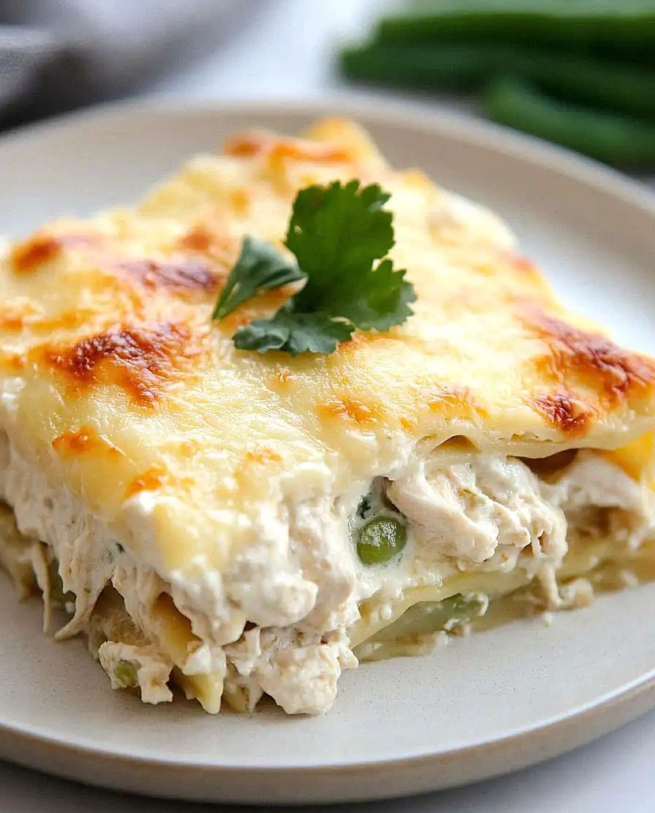 Einfache Lasagne mit Hatch Green Chiles und Hühnchen image 2