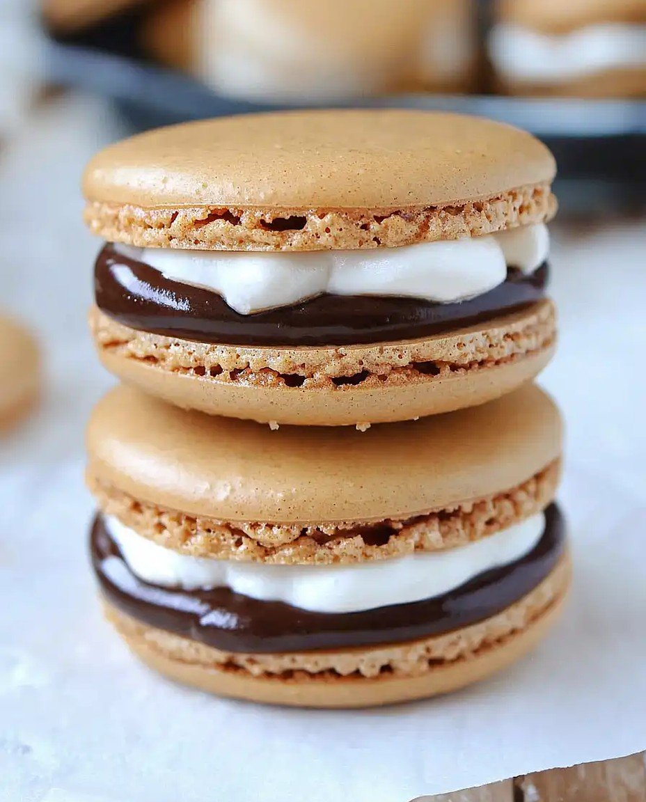 Einfache S'Mores Macarons Rezept - Leckere und kreative Backidee! image 2