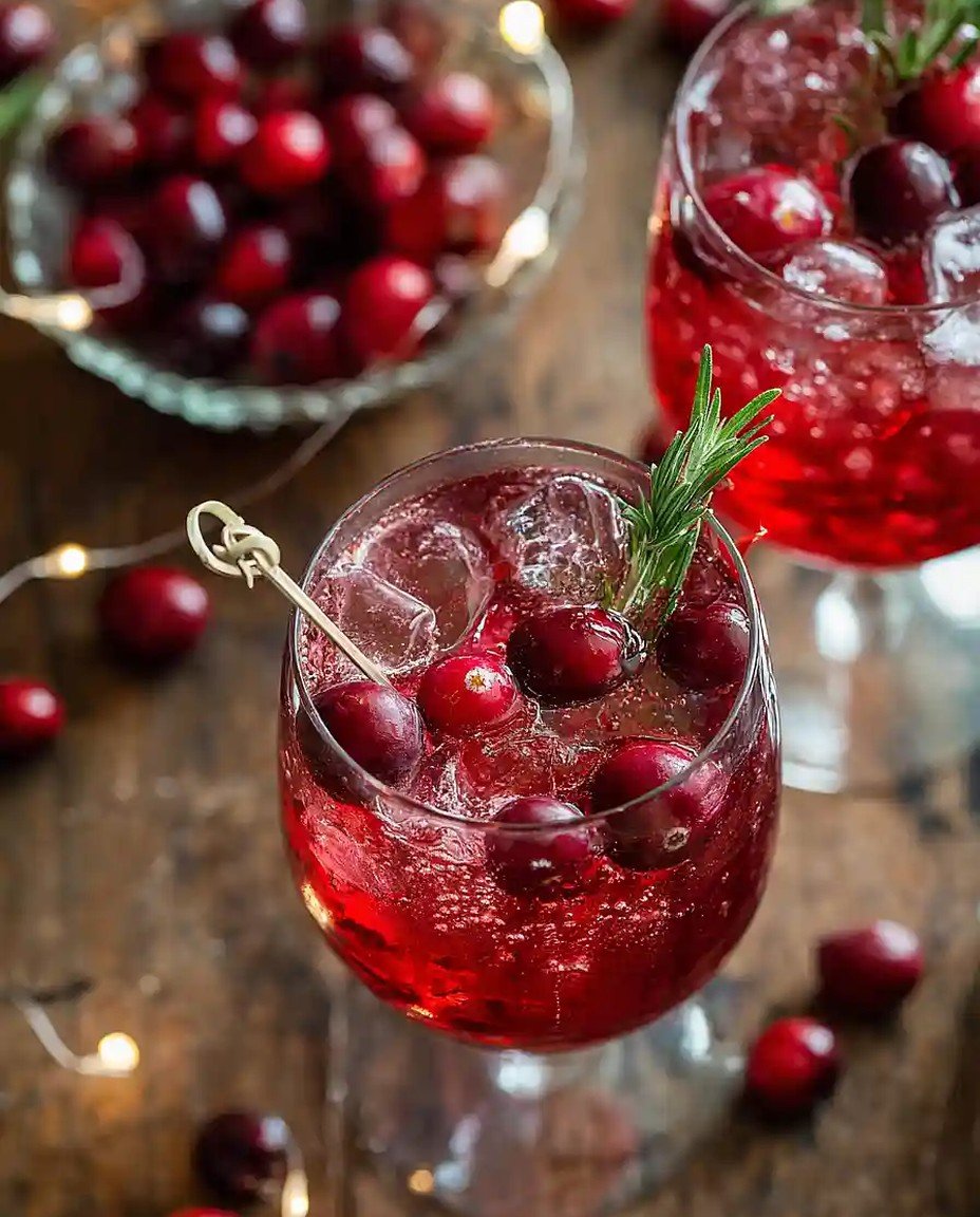 Einfacher Cranberry Gin Spritz – Erfrischender Cocktail für jeden Anlass image 2