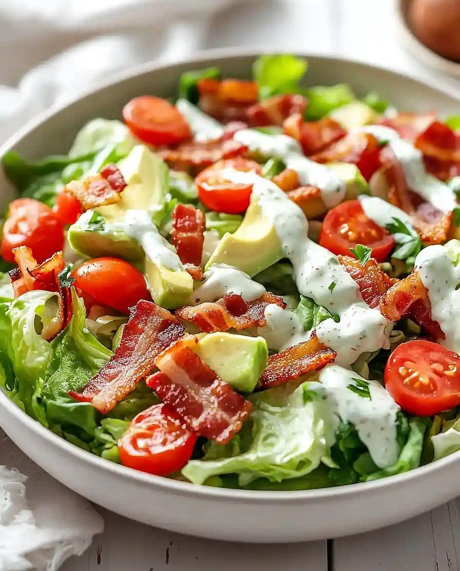 Einfacher Keto-BLT-Salat – Low Carb Genuss! image 2