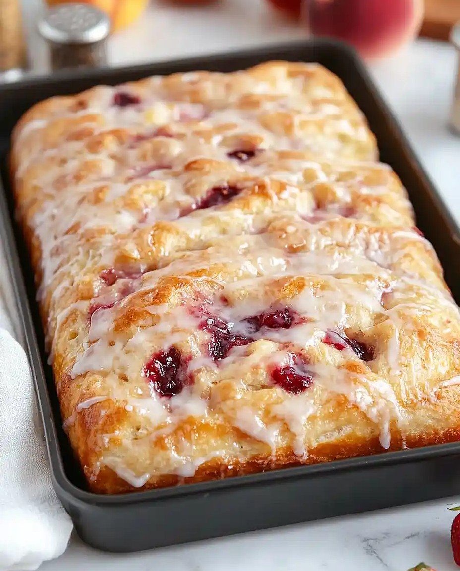 Einfaches Focaccia mit Marmeladenfüllung image 2