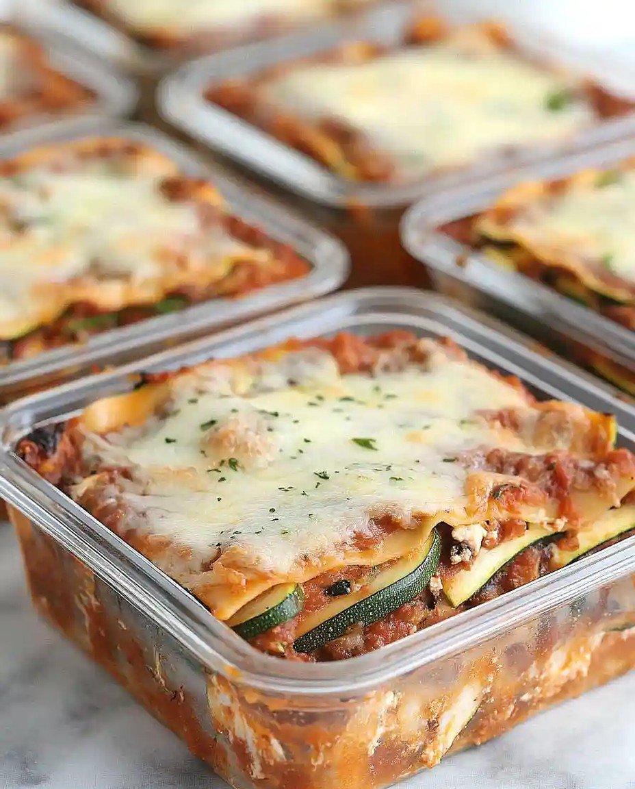 Gesunde Zucchini-Lasagne für die Meal Prep: Einfach und Lecker! image 2
