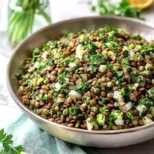 Gesunder Libanesischer Linsensalat - Ein nahrhaftes Rezept für Ihre Gesundheit!