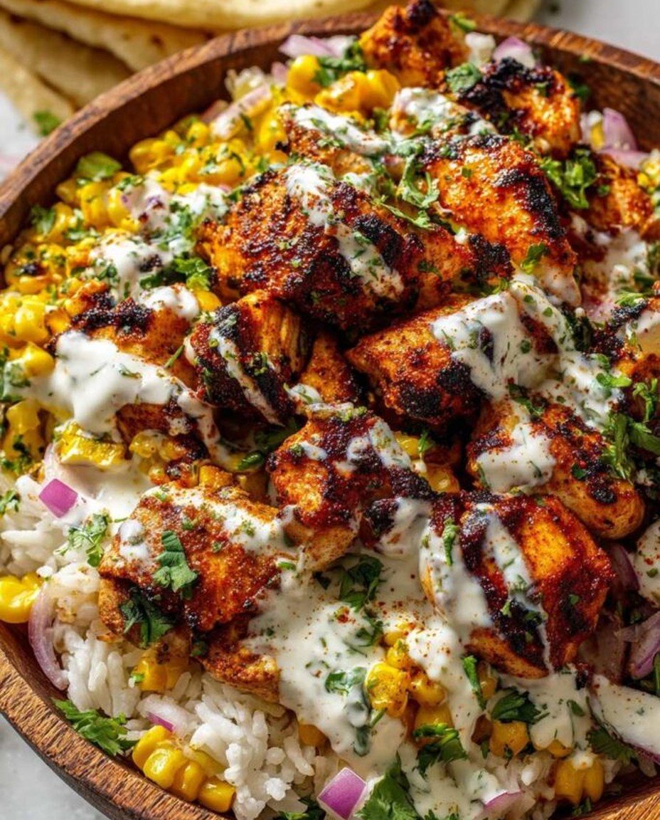 Hausgemachte Street Corn Hähnchen-Bowl - Ein köstliches Rezept für eine würzige und gesunde Mahlzeit! image 2