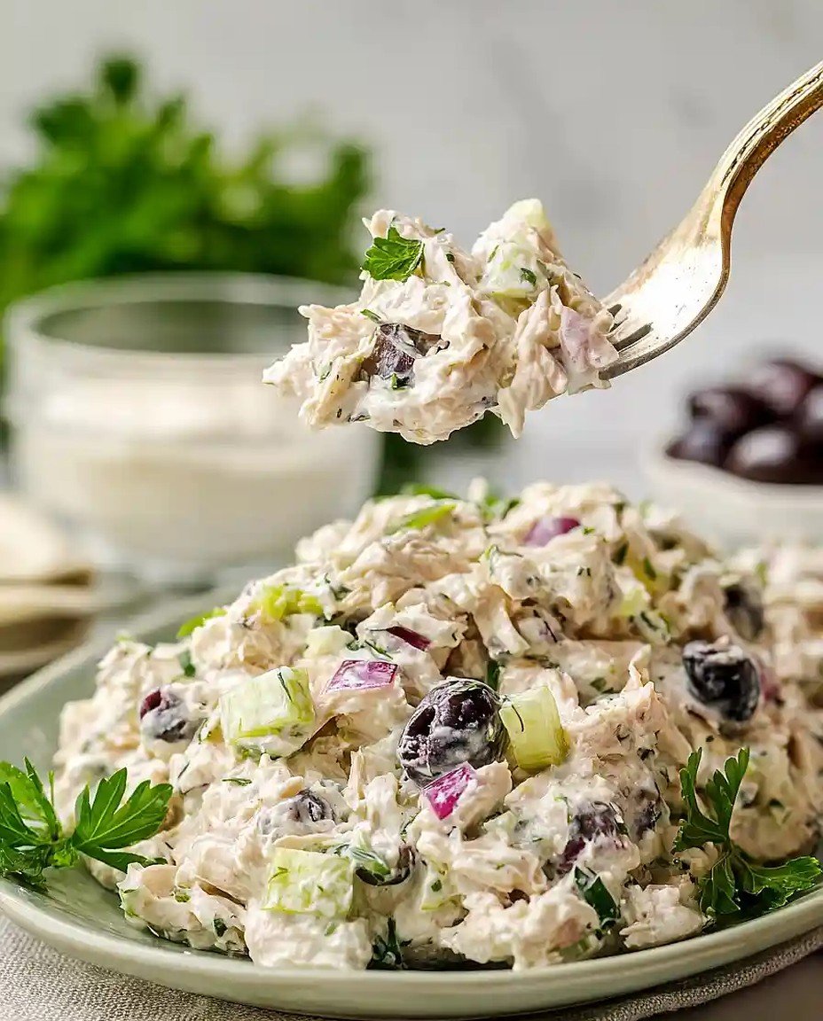 Hausgemachter Keto Mediterraner Hähnchensalat – Lecker und Gesund! image 2