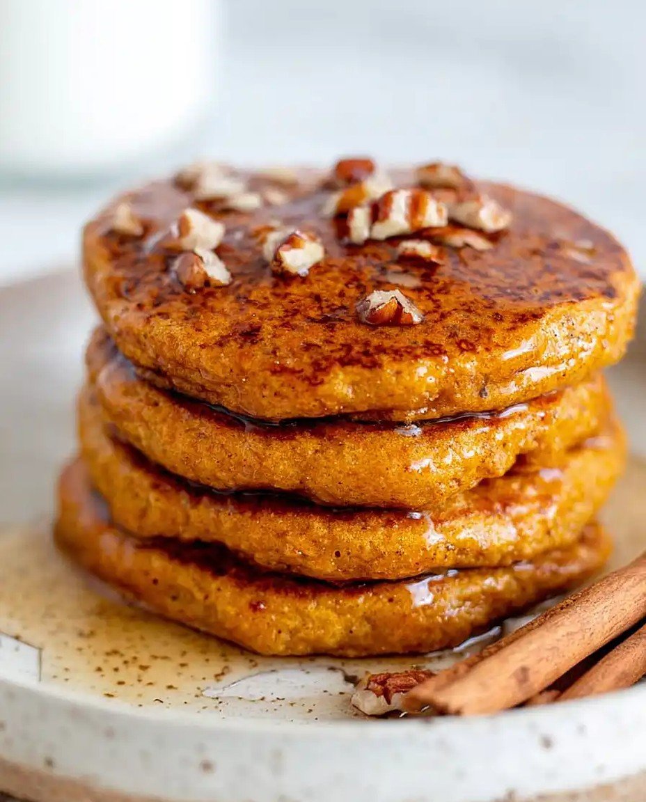 Herbstliche Kürbis-Protein-Pfannkuchen image 2