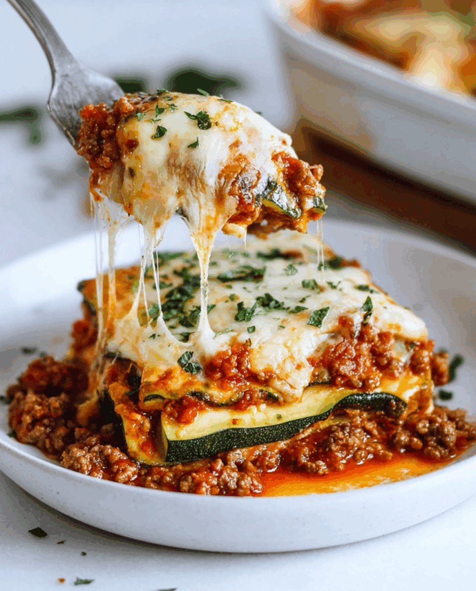 Herzhafte Zucchini-Lasagne ohne Wasserverlust image 2