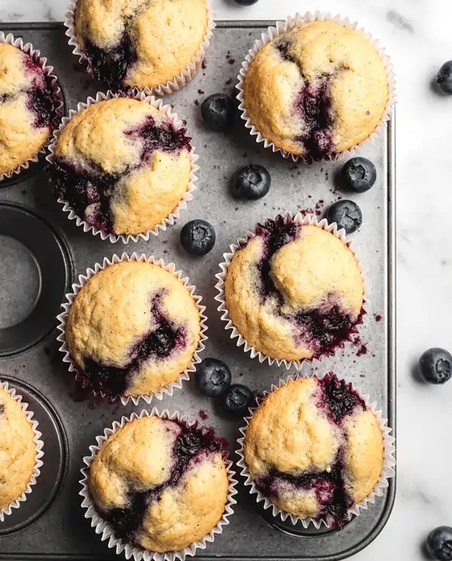 Hohe Protein Blaubeer Muffins image 2