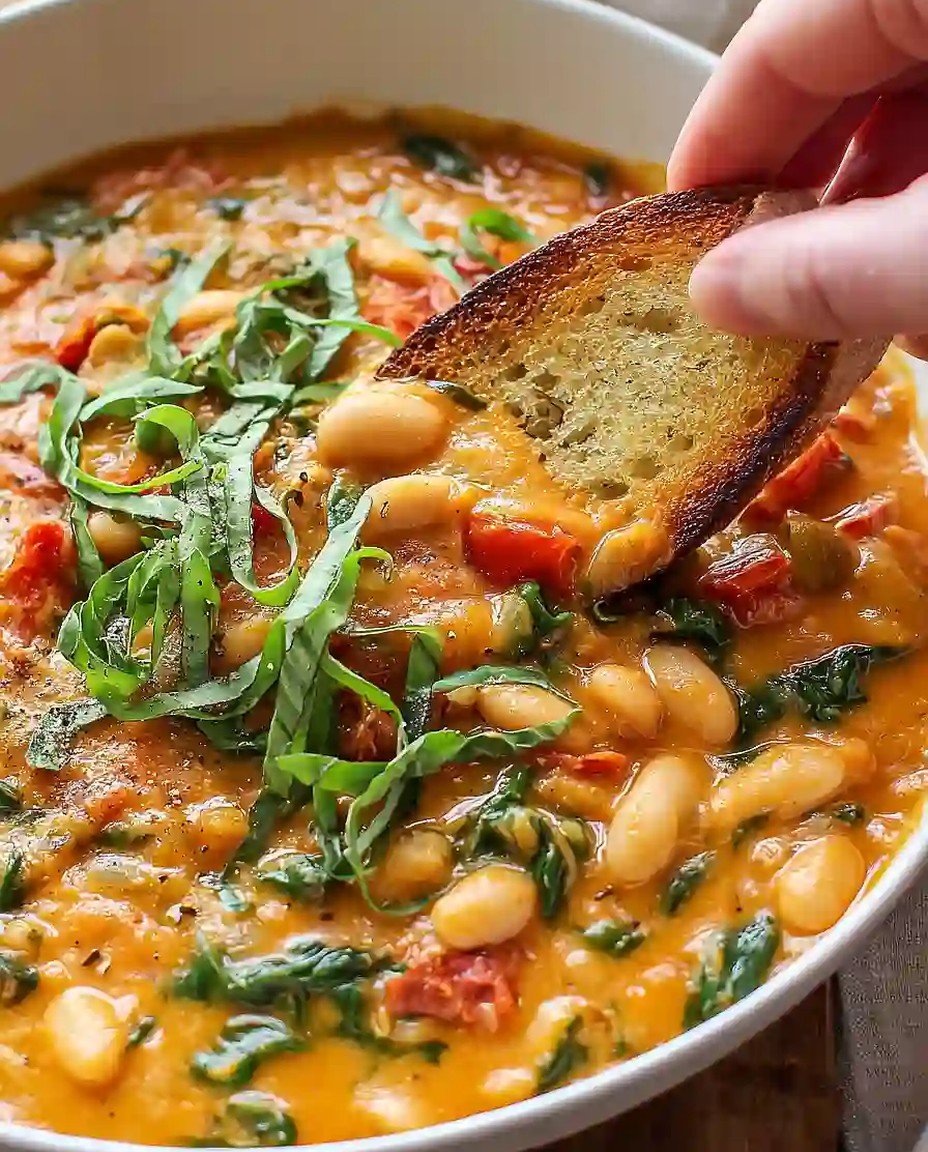 Ich bin süchtig nach diesem cremigen weißen Bohneneintopf! image 2