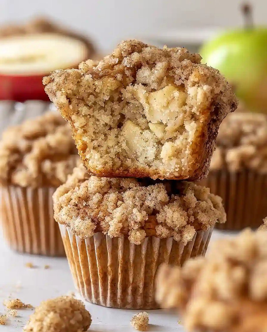 Klassische Apfelmuffins mit Streusel-Topping - Perfekt für jeden Anlass! image 2