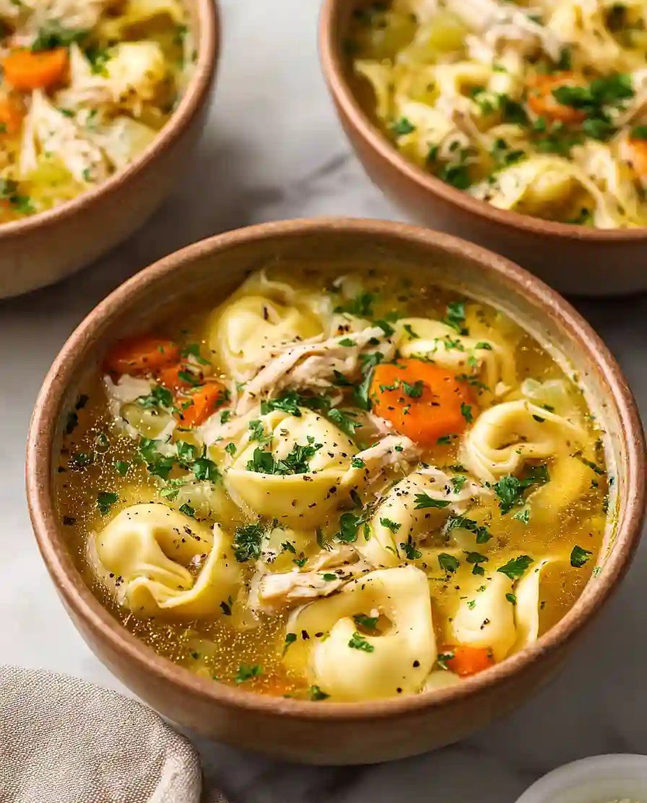 Klassische Hühner-Tortellini-Suppe - Herzhaftes Rezept für die ganze Familie image 2
