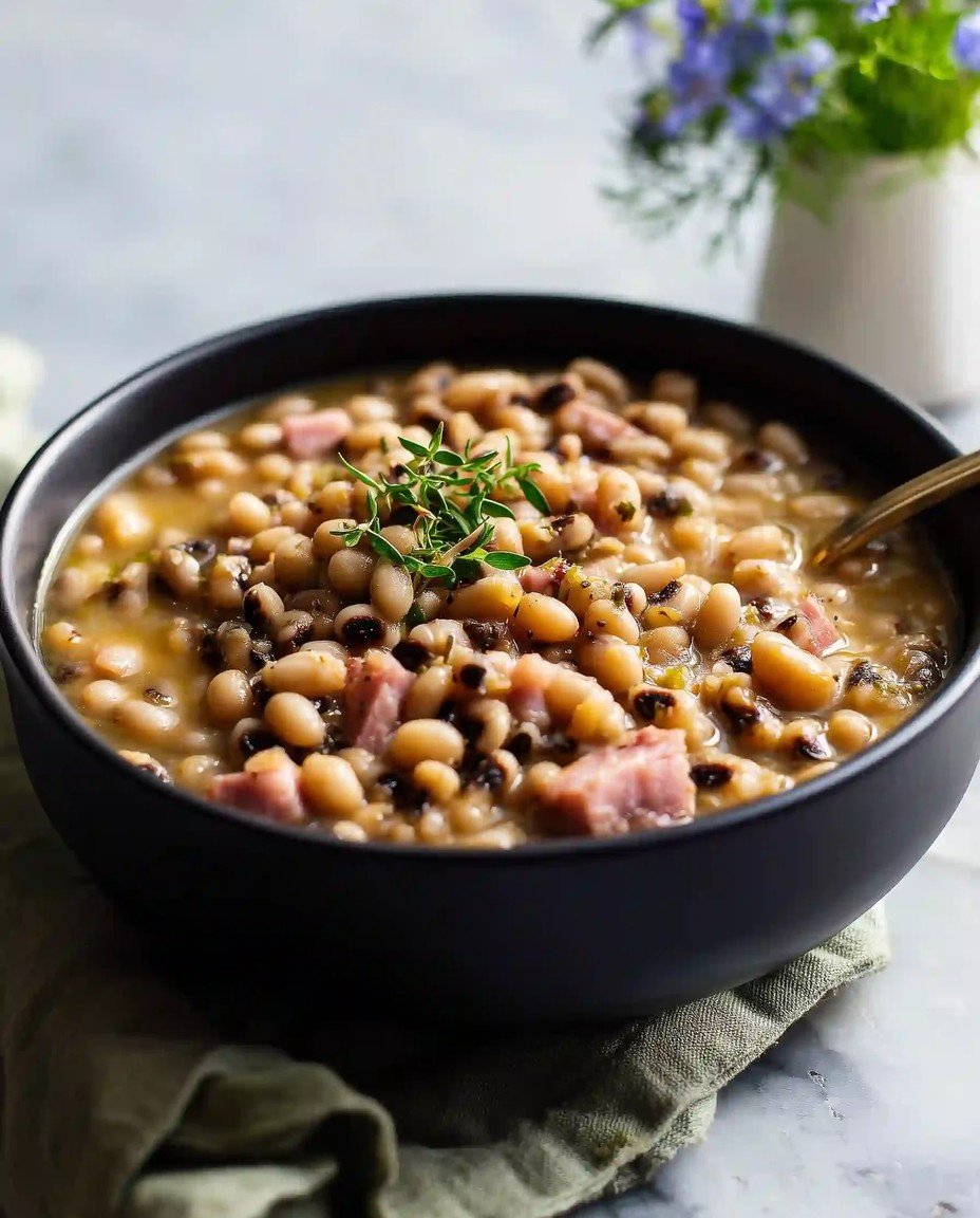 Klassische Schwarzaugenbohnen mit Schinkenhaxen - Ein herzhaftes Soulfood-Rezept image 2