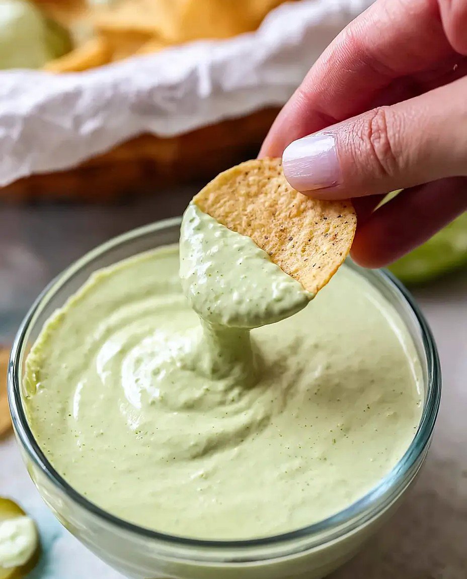 Klassische Taqueria-Creme-Jalapeño-Salsa - Ein Rezept für die perfekte mexikanische Salsa! image 2