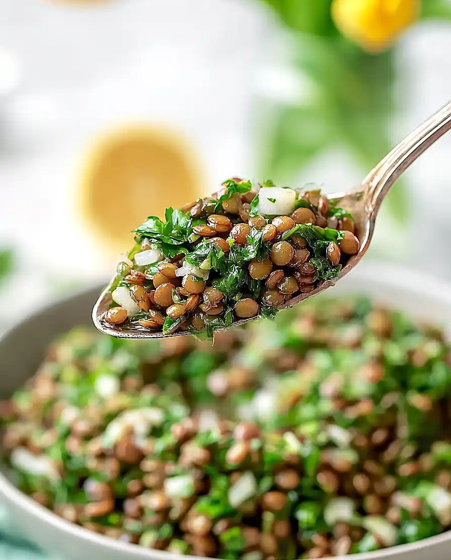 Klassischer libanesischer Linsensalat - Für gesundes Essen und mediterranen Genuss! image 2