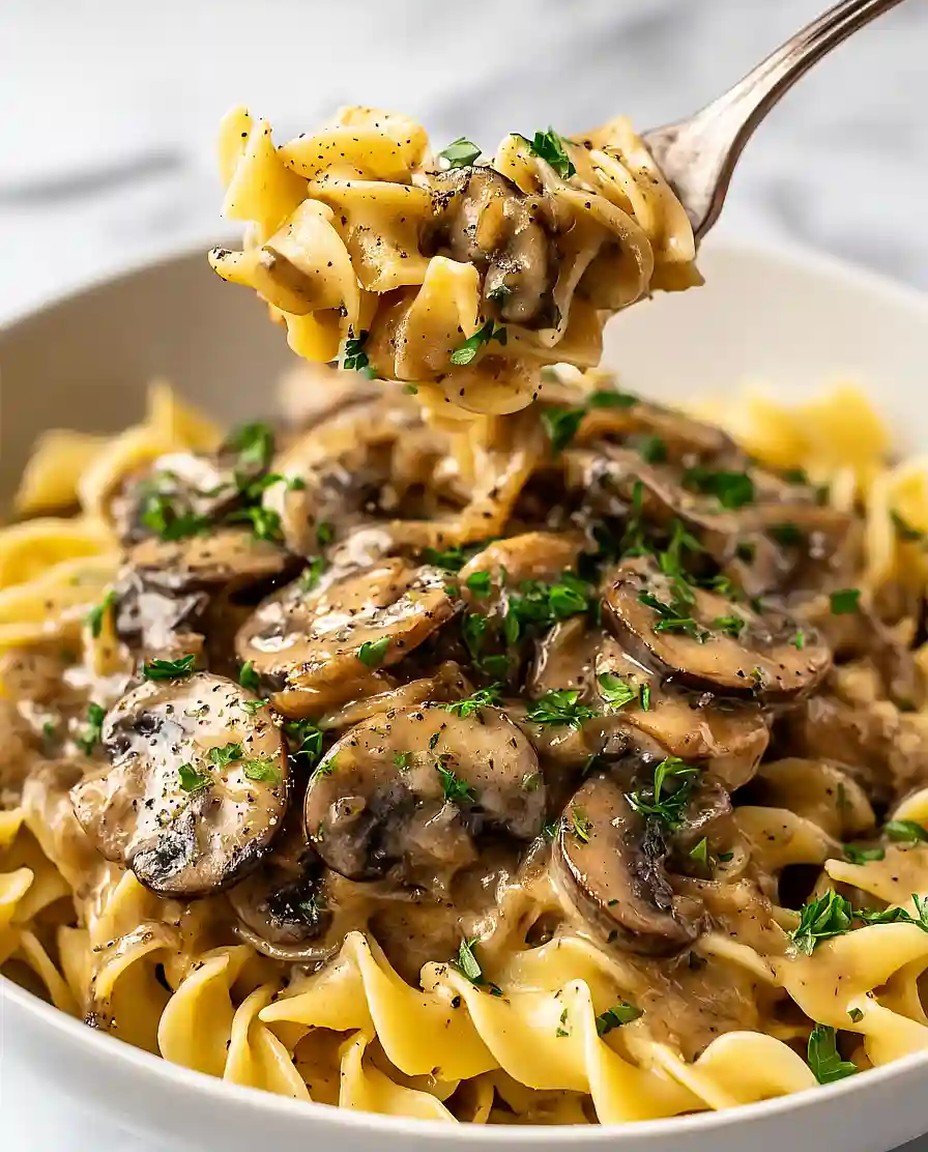 Klassisches Pilz-Stroganoff rezept image 2