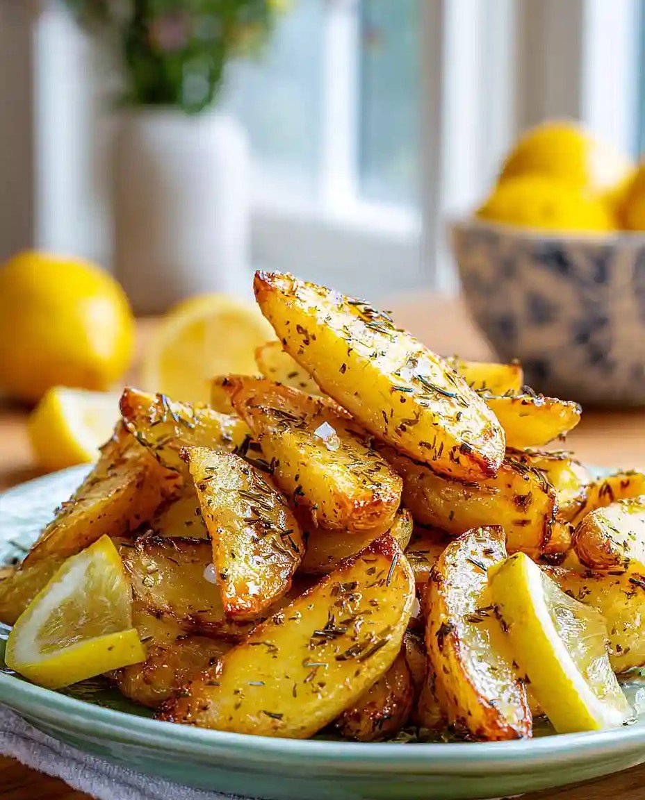 Knusprige griechische Zitronen-Kartoffeln mit Knoblauch image 2