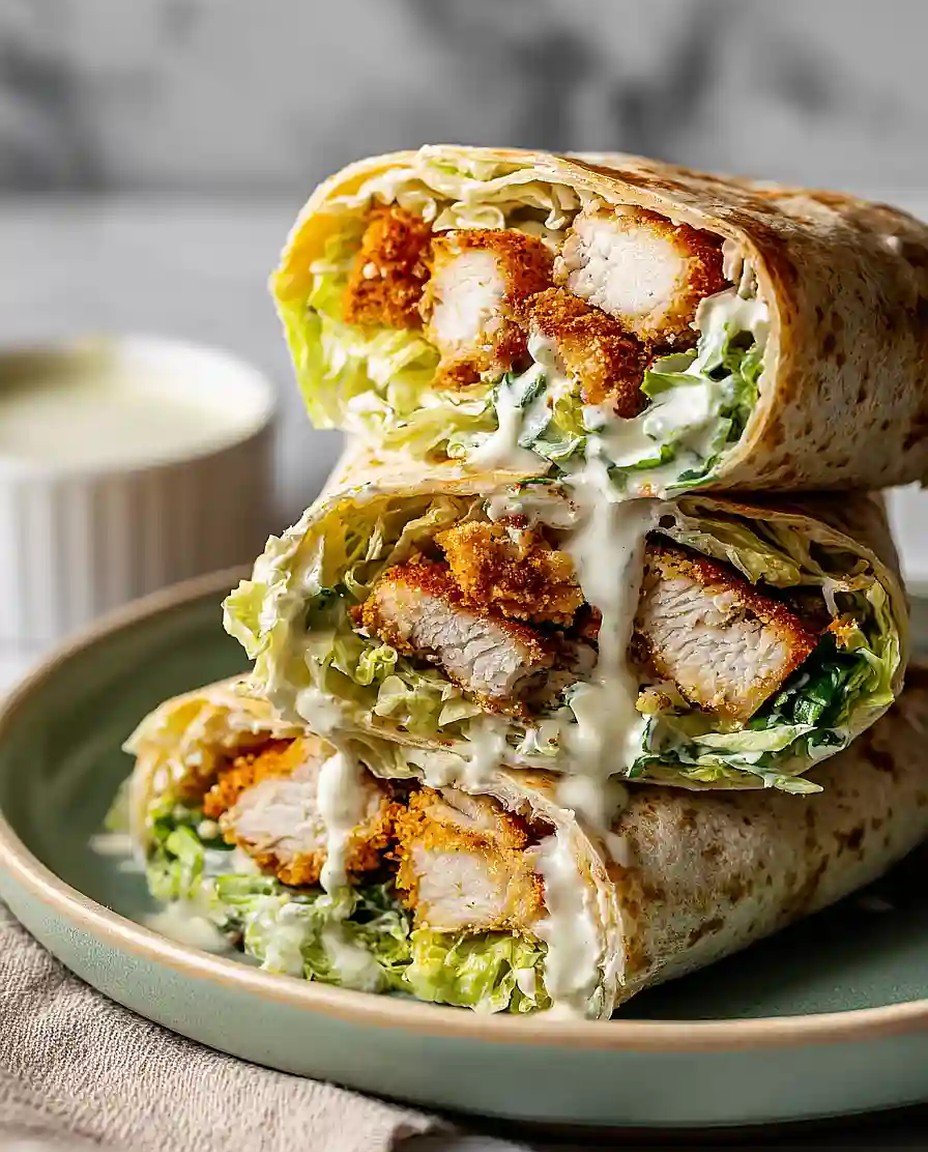 Knuspriger Caesar-Wrap mit Hähnchen image 2