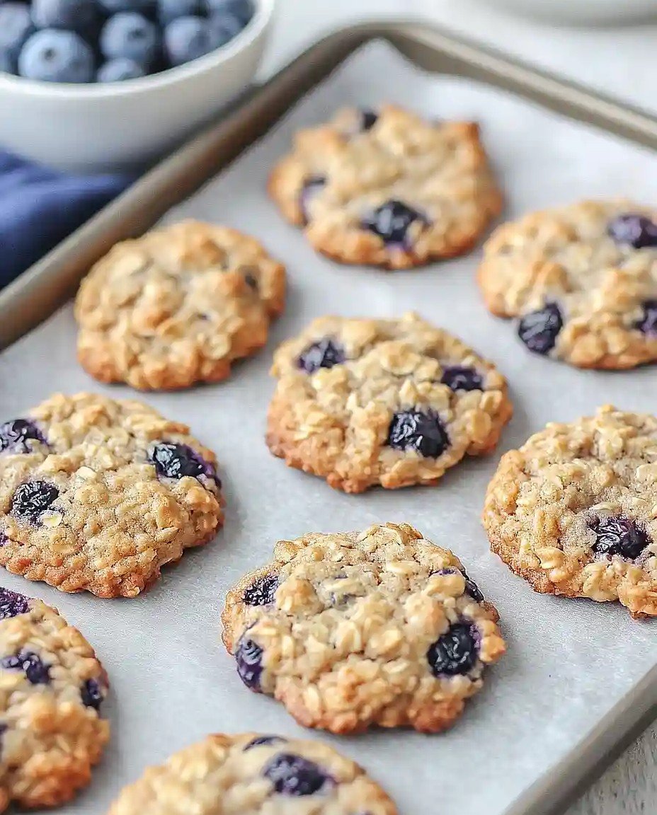 Leckere Haferkekse mit Heidelbeeren image 2