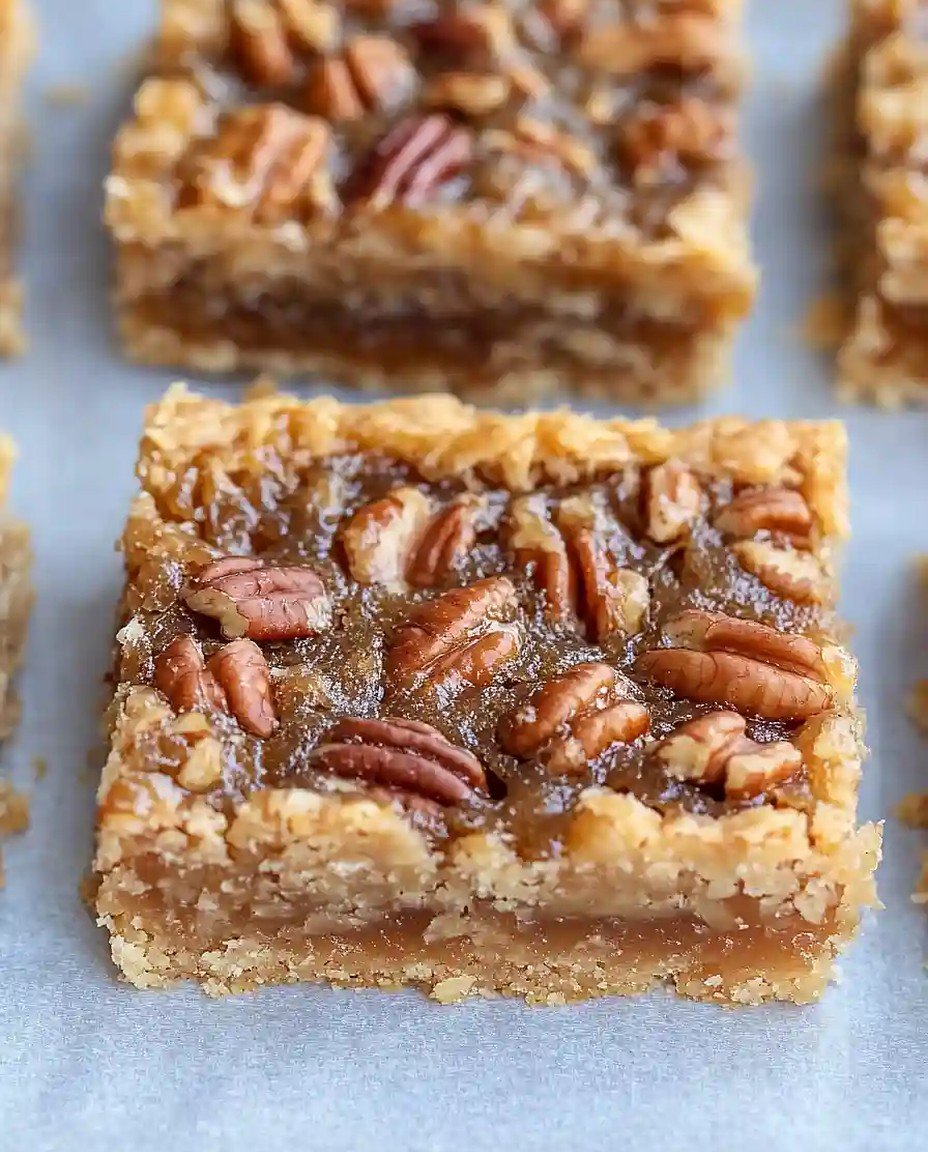 Leckere Pekannusskuchen-Riegel mit Mürbeteig image 2