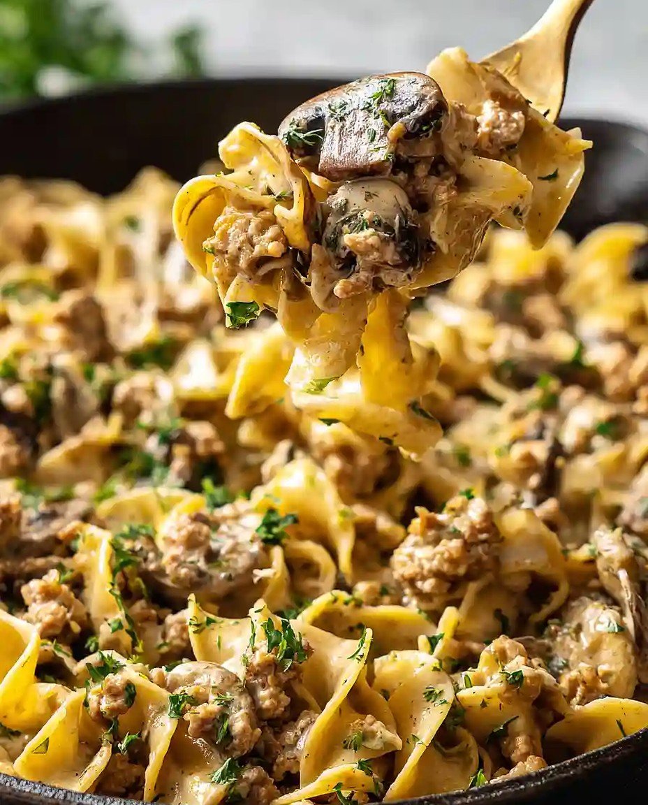 Leckeres Putengehacktes Stroganoff image 2