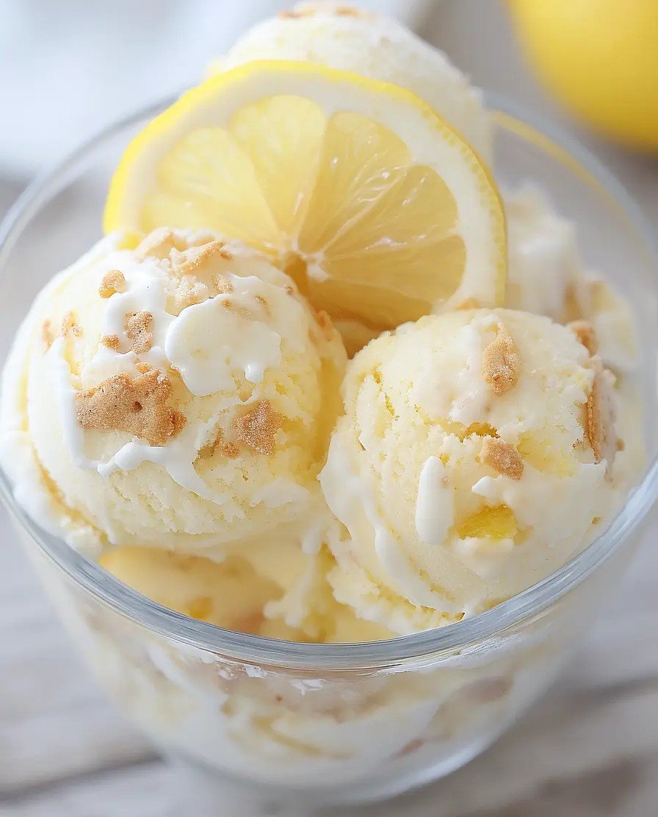 Leckeres Zitronen-Baiser-Eis image 2