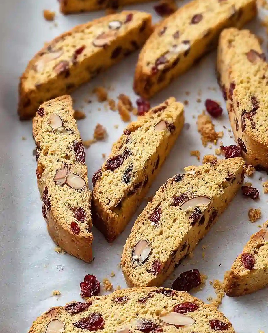 Mandeln-Cranberry-Biscotti: Knusprige Köstlichkeiten für jede Kaffeepause image 2